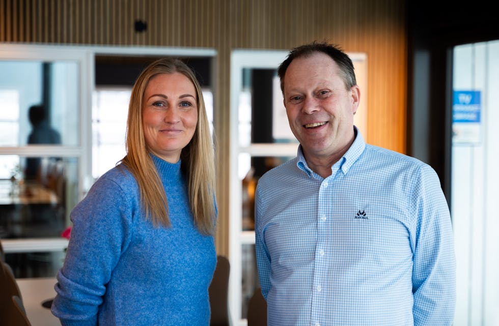 Kontraktskoordinator Kjersti Reiersen og dagleg leder i Omega 365 Consulting, Leon Dyngeland ser
faem til samarbeidet med Equinor ASA.
FOTO: OMEGA 365