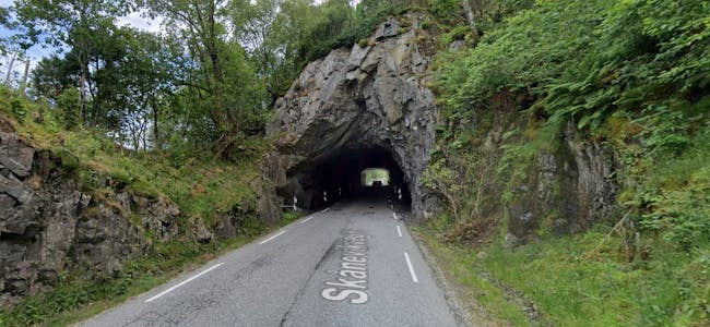 Tungesvik tunnel skal vekse 10 centimeter. I botn.
FOTO: GOOGLE STREET VIEW