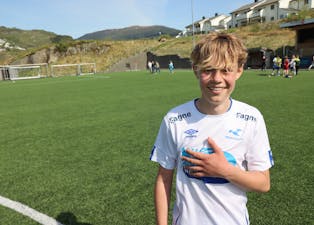 Sander Hauge Christiansen satsar for fullt i FK Haugesund. Foto: Svein-Erik Larsen