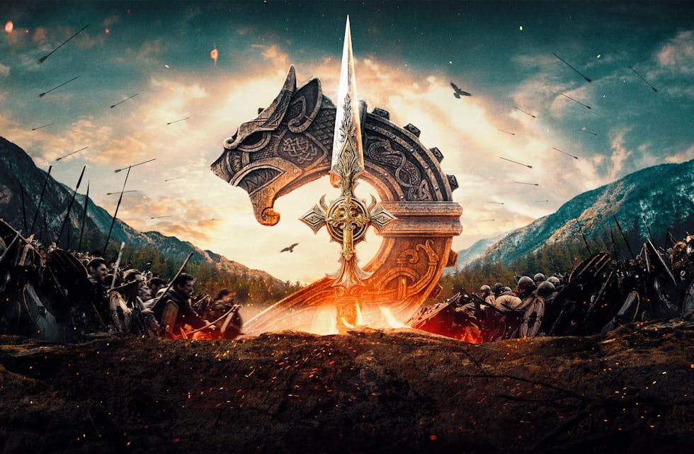 «Slaget på Stiklestad» har eit budsjett på 80 millionar kroner. Foto: Nordisk Film / Handout / NTB / NPK