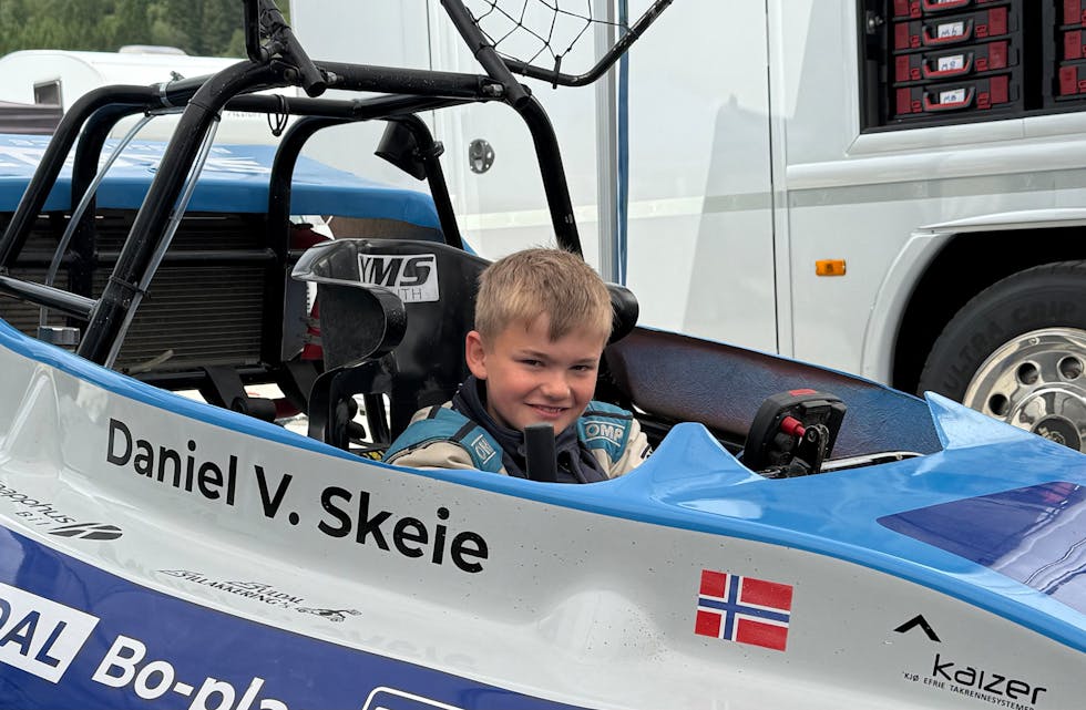 Daniel Veland Skeie (11) køyrar i klasse 1 i i NM. Foto: Jonas Sandsgård.